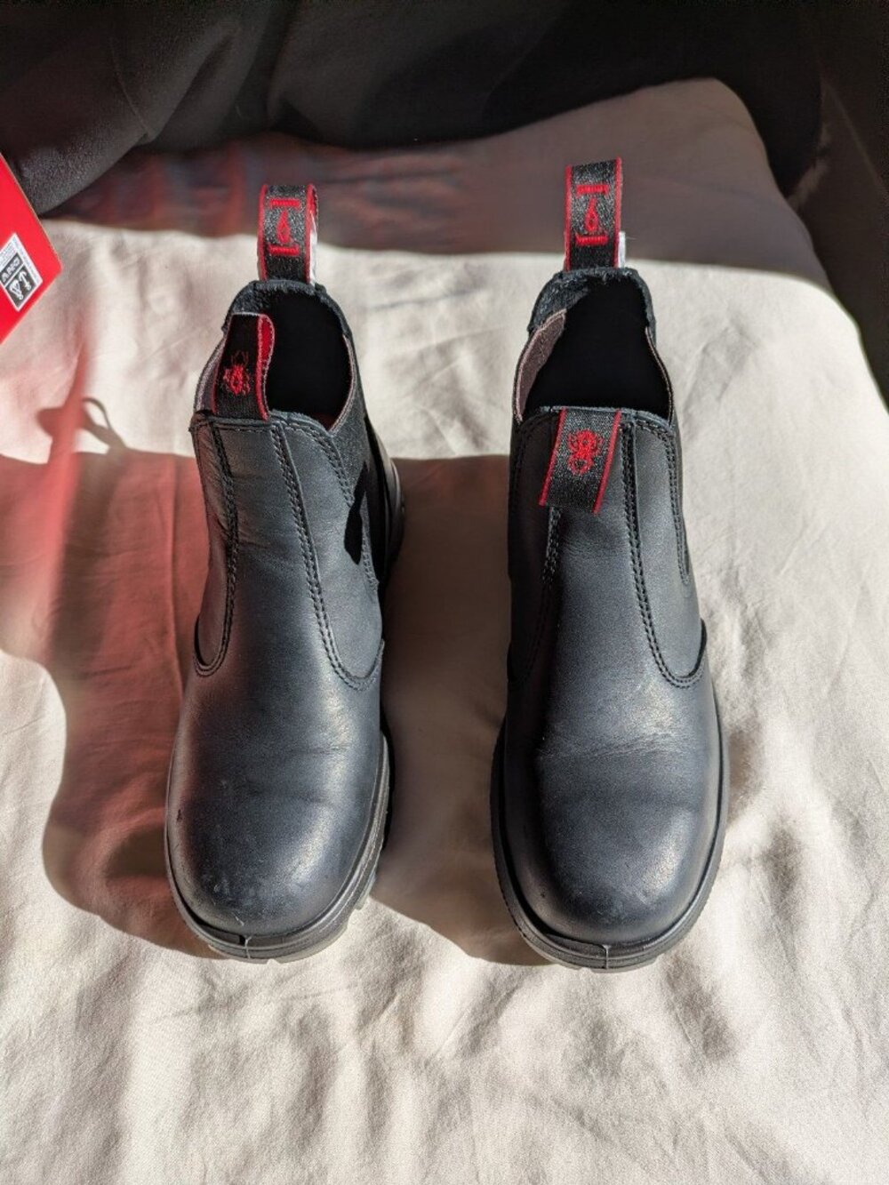 Redback Bobcat safety toe Size M6.5/W8.5 US, Black